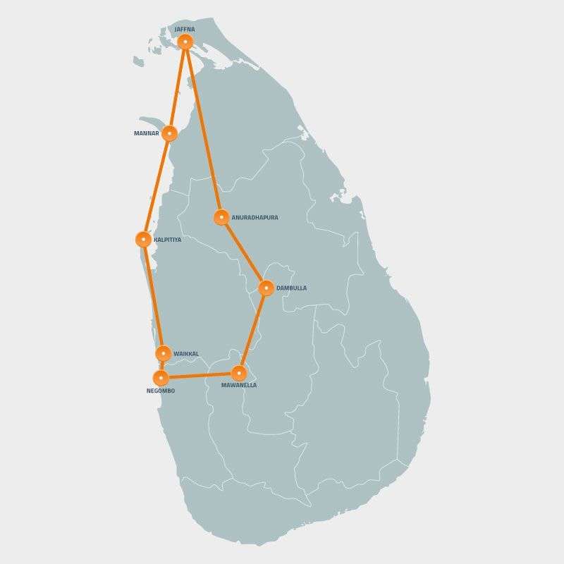 Het onontdekte noorden van Sri Lanka